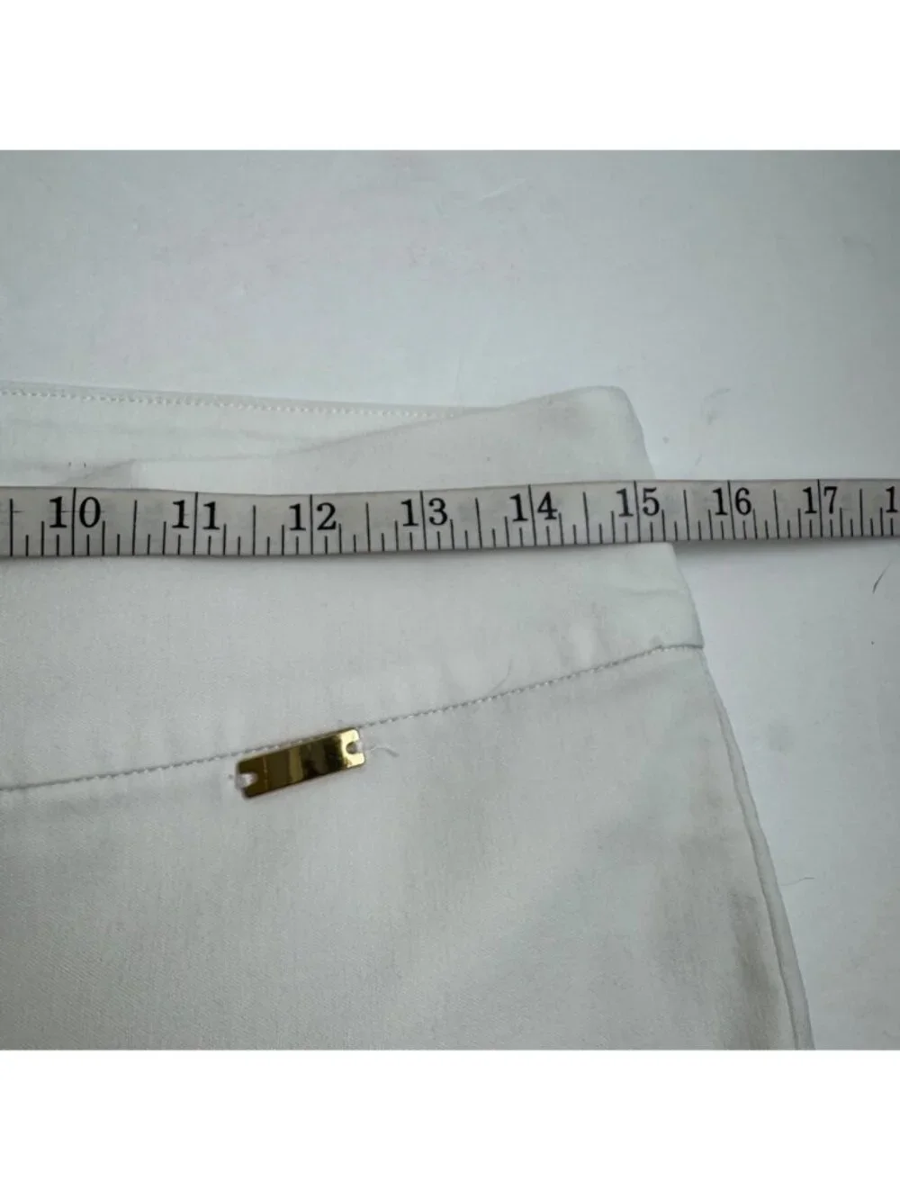 INC Pull-On White Pants Lightweight Women's Size 6 Summer Casual Stretchy Career